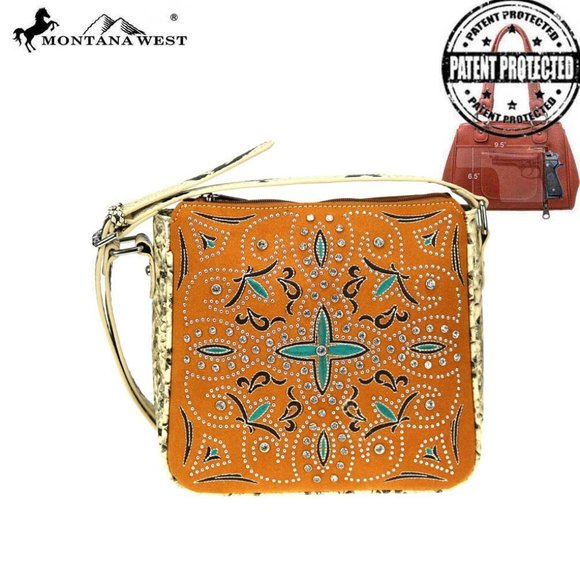 Montana West Handbags - Montana West Conceal Carry Crossbody Bag